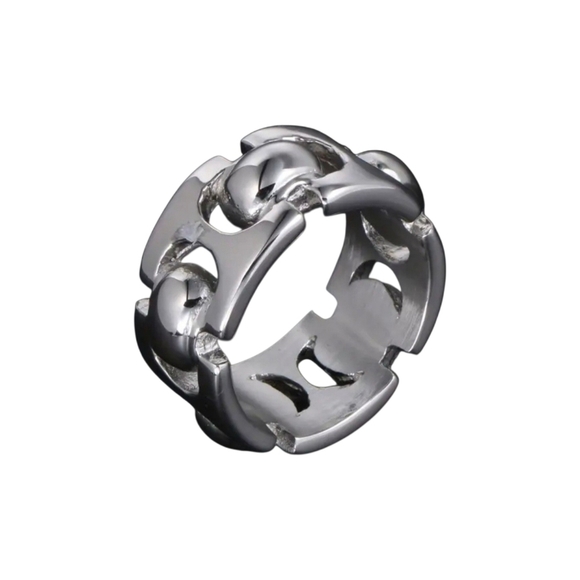 Other - New Unisex Stainless Steel Link Chain  Ring Size 9